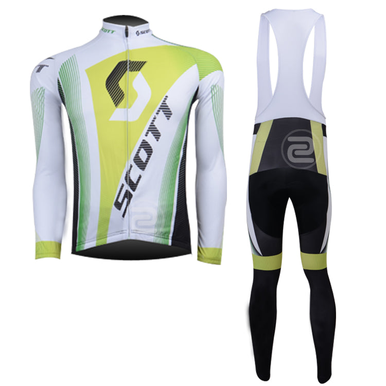 Mens Women Long Sleeve Cycling Jersey (Bib) Pants SCOTT