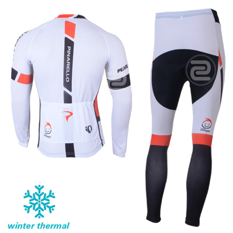 Winter Fleece Long Sleeve Cycling Jersey (Bib) Pants 030