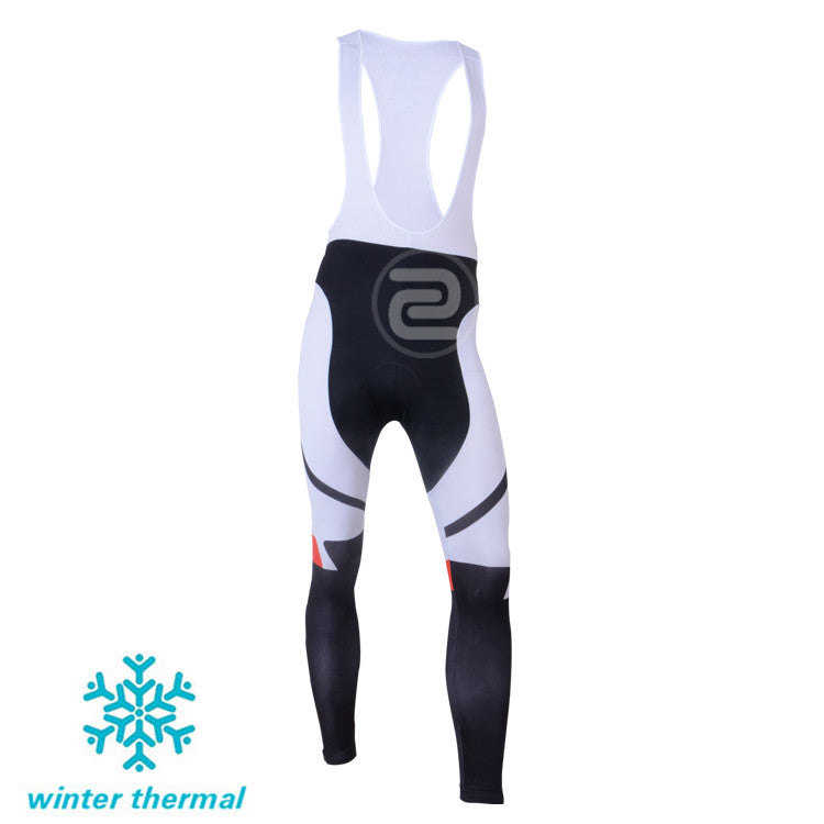 Winter Fleece Long Sleeve Cycling Jersey (Bib) Pants 030