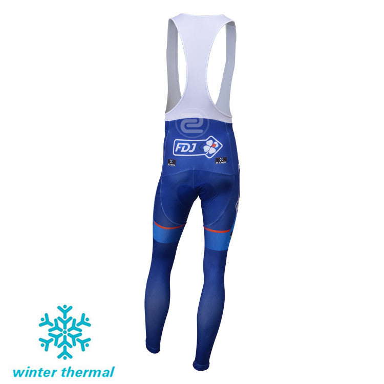 Winter Fleece Long Sleeve Cycling Jersey (Bib) Pants 045