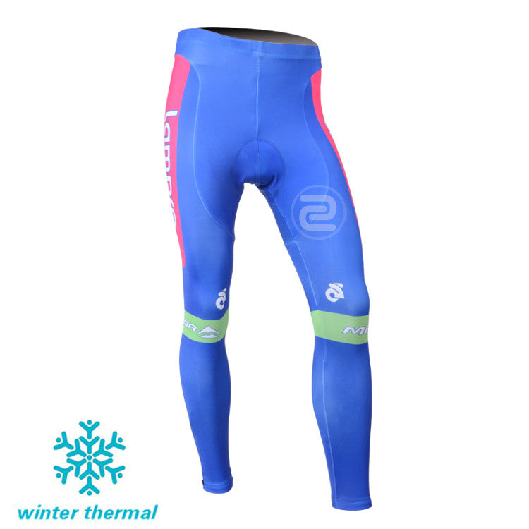 Winter Fleece Long Sleeve Cycling Jersey (Bib) Pants 029