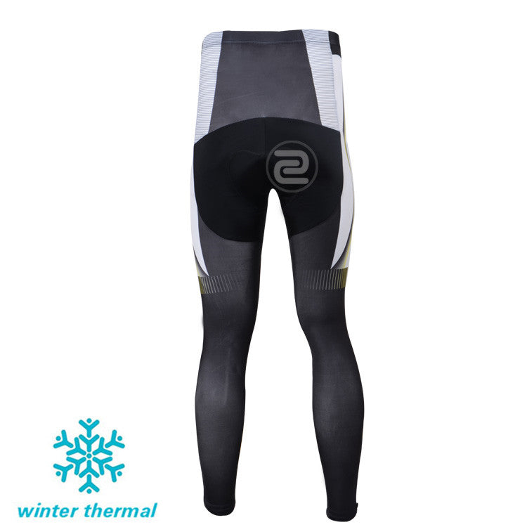 Winter Fleece Long Sleeve Cycling Jersey (Bib) Pants 012