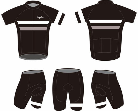 Men's Short Sleeve Cycling Jersey (Bib) Shorts rapha-002