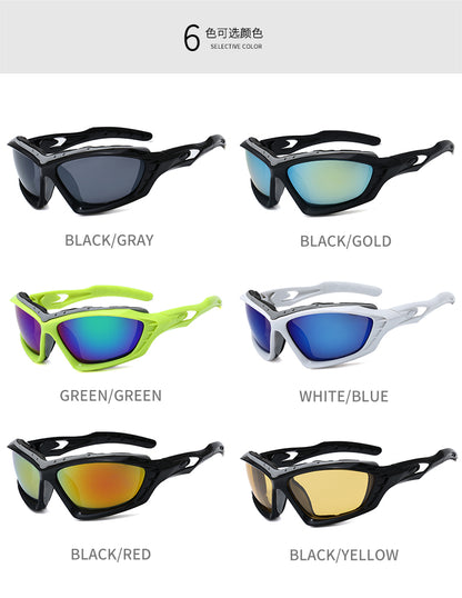 XSY-5347 Cycling Glasses Sports Sunglasses, UV400 Protection Running Fishing Driving Baseball Glasses