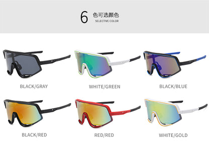 XSY-8229 Cycling Glasses Sports Sunglasses, UV400 Protection Running Fishing Driving Baseball Glasses