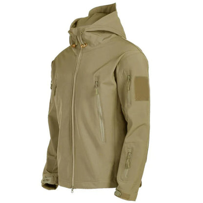 Mens Outdoor Jacket Military Tactical Windproof Waterproof Jacket Lightweight Breathable Comfortable Hiking Jacket Men