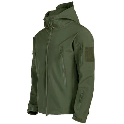 Mens Outdoor Jacket Military Tactical Windproof Waterproof Jacket Lightweight Breathable Comfortable Hiking Jacket Men