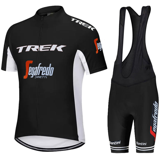 Men's Breathable Short Sleeve Cycling Jersey (Bib) Shorts Trek-1205