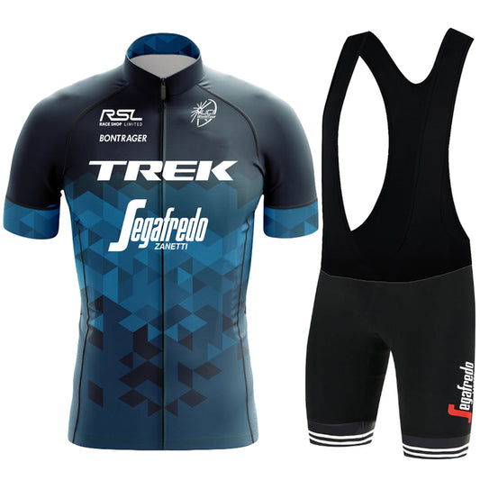 Men's Breathable Short Sleeve Cycling Jersey (Bib) Shorts Trek-1208
