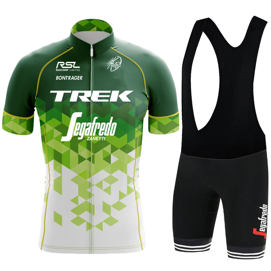 2023 Men's Breathable Short Sleeve Cycling Jersey (Bib) Shorts Trek-1213