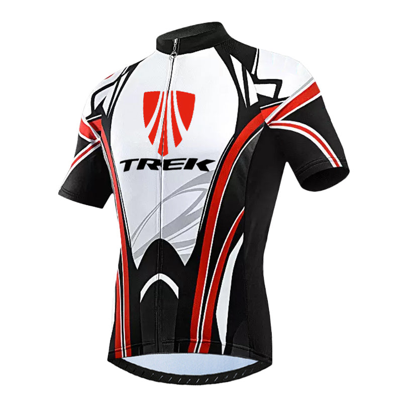 2023 Men's Breathable Short Sleeve Cycling Jersey (Bib) Shorts Trek-1219