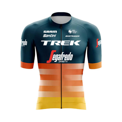 2023 Men's Breathable Short Sleeve Cycling Jersey (Bib) Shorts Trek-1245