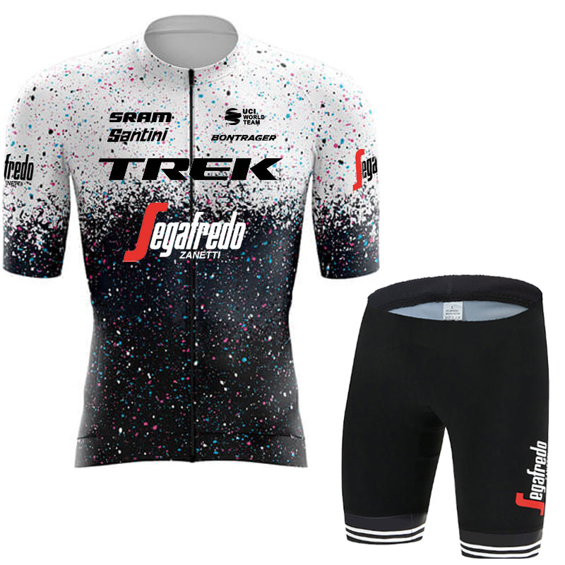 2023 Men's Breathable Short Sleeve Cycling Jersey (Bib) Shorts Trek-1254