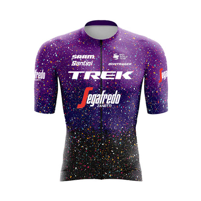 2023 Men's Breathable Short Sleeve Cycling Jersey (Bib) Shorts Trek-1256