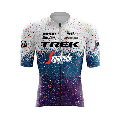 2023 Men's Breathable Short Sleeve Cycling Jersey (Bib) Shorts Trek-1259