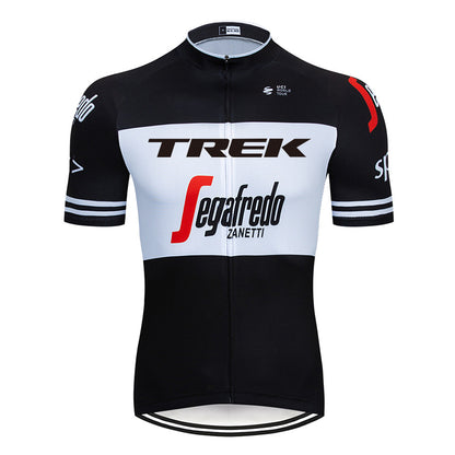 2023 Men's Breathable Short Sleeve Cycling Jersey (Bib) Shorts Trek-1262