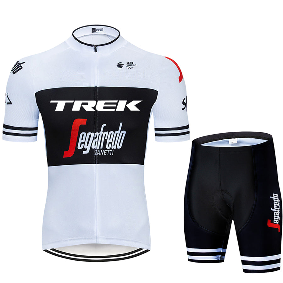 2023 Men's Breathable Short Sleeve Cycling Jersey (Bib) Shorts Trek-1263