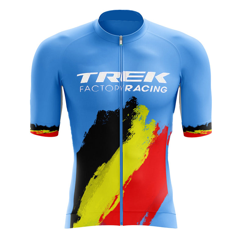2023 Men's Breathable Short Sleeve Cycling Jersey (Bib) Shorts Trek-1266