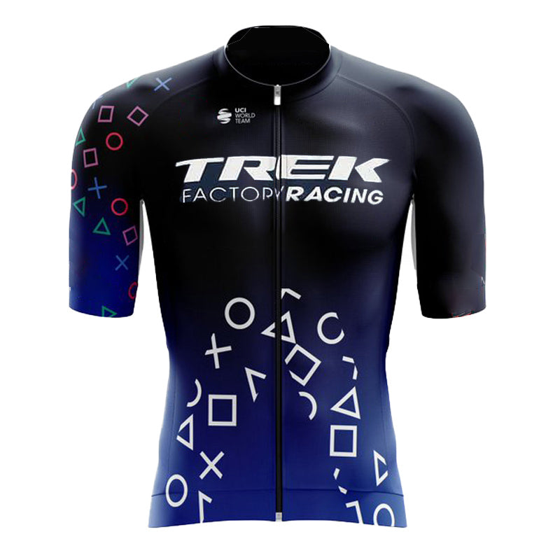 2023 Men's Breathable Short Sleeve Cycling Jersey (Bib) Shorts Trek-1270