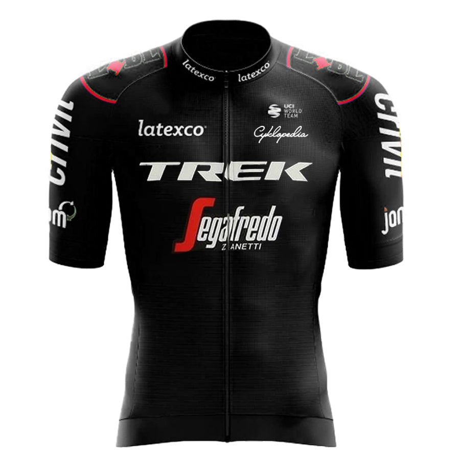 2023 Men's Breathable Short Sleeve Cycling Jersey (Bib) Shorts Trek-1272