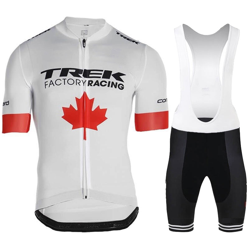 2023 Men's Breathable Short Sleeve Cycling Jersey (Bib) Shorts Trek-1281