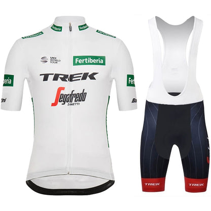 2023 Men's Breathable Short Sleeve Cycling Jersey (Bib) Shorts Trek-1283