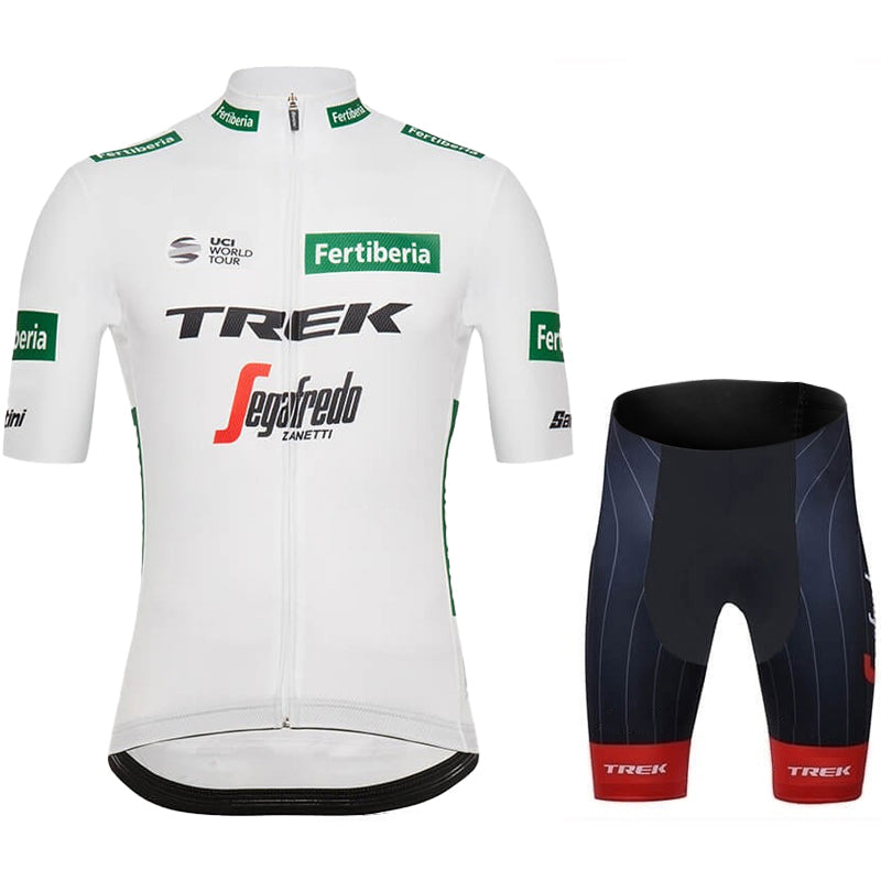 2023 Men's Breathable Short Sleeve Cycling Jersey (Bib) Shorts Trek-1283