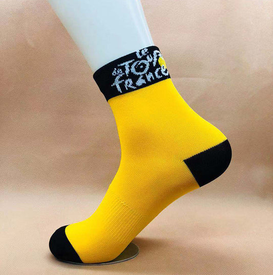 Cycling Socks 129 Yellow Color