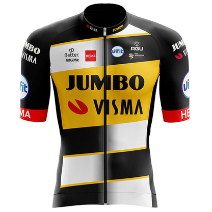 Men's Breathable Short Sleeve Cycling Jersey (Bib) Shorts Jumbo-1319