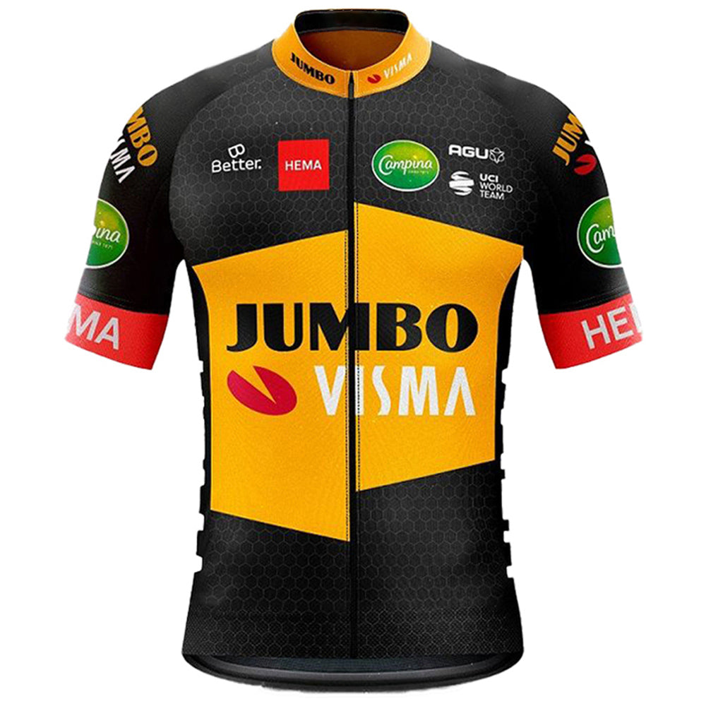2023 Men's Breathable Short Sleeve Cycling Jersey (Bib) Shorts Jumbo-1320