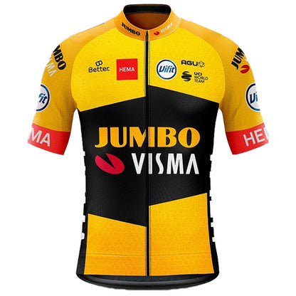 Men's Breathable Short Sleeve Cycling Jersey (Bib) Shorts Jumbo-1321