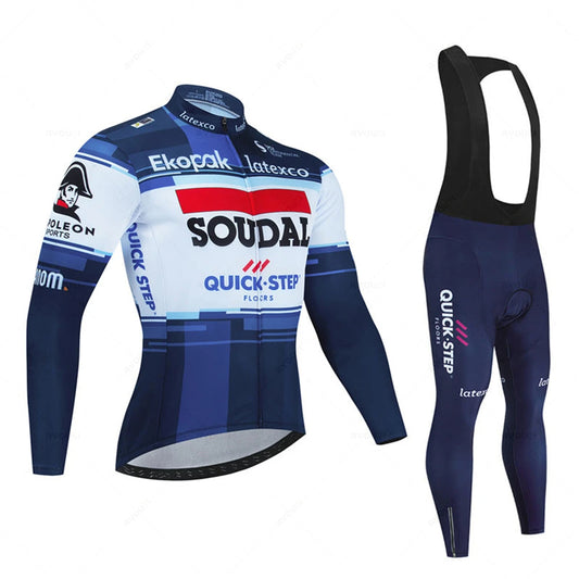 Stay Cozy on the Ride: Long Sleeve Cycling Jerseys for All Seasons Quick Step 010