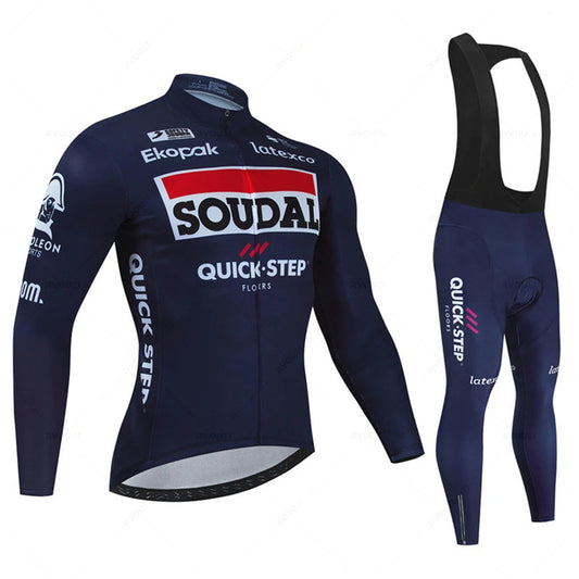 Chase the Chill Away with Our Long Sleeve Cycling Jersey Collection Quick Step 011