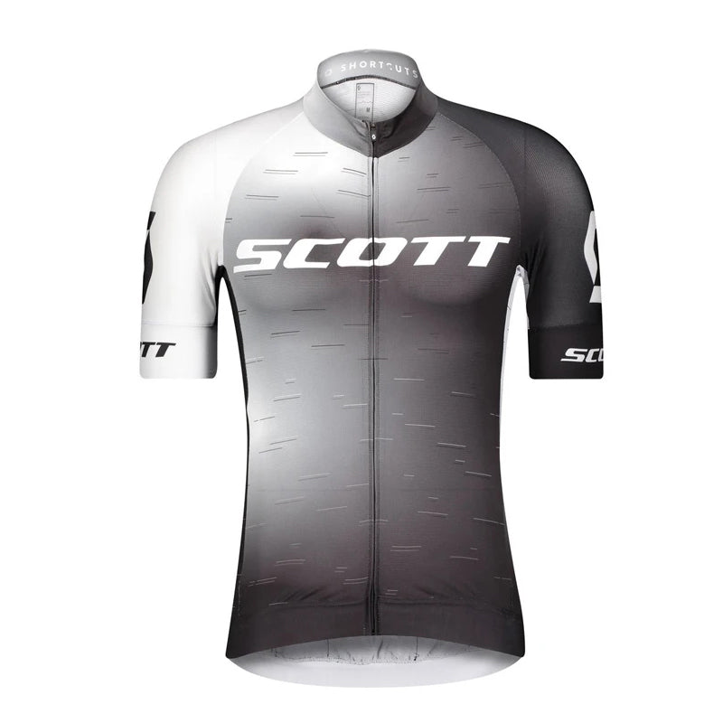 Scott Men Pro Cycling Jersey (Bib) Shorts Breathable Short Sleeve Bibs Kits