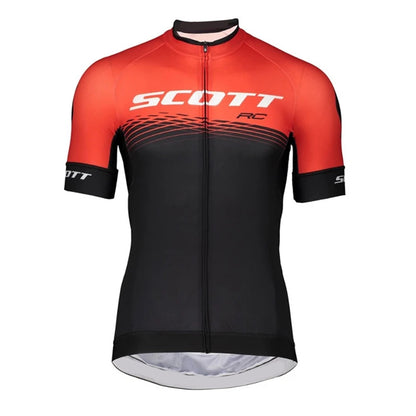 Scott Men Pro Cycling Jersey (Bib) Shorts Breathable Short Sleeve Bibs Kits