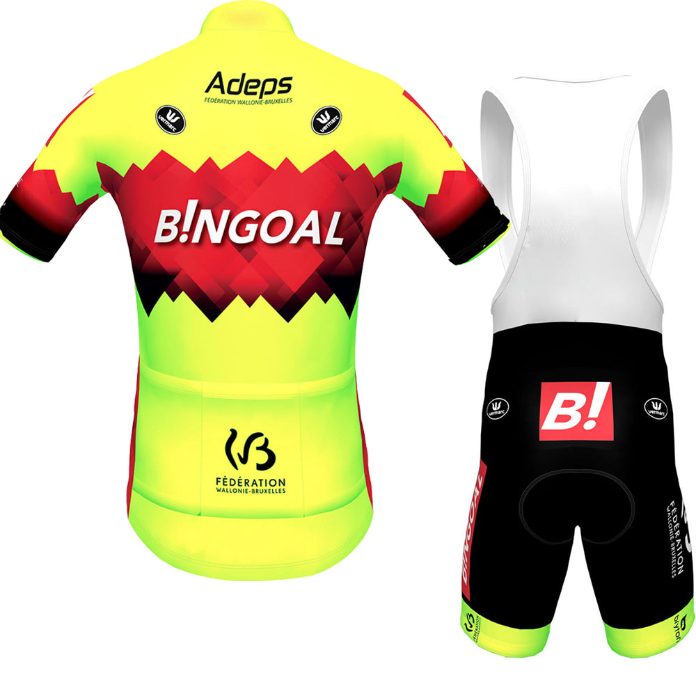 Bingoal Mens Cycling Jersey Bib Shorts Kits Pro MTB Road Riding Clothing