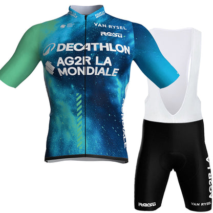 Mens Cycling Jersey Bib Shorts Kits Pro MTB Road Riding Clothing