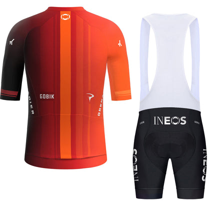 Mens Cycling Jersey Bib Shorts Kits Pro MTB Road Riding Clothing