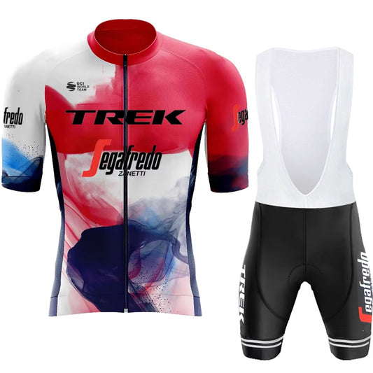 Mens Cycling Jersey Bib Shorts Kits Pro MTB Road Riding Clothing