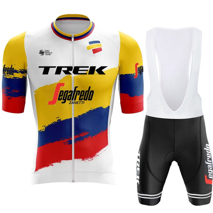 Mens Cycling Jersey Bib Shorts Kits Pro MTB Road Riding Clothing