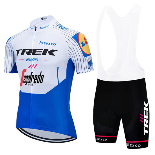 Mens Cycling Jersey Bib Shorts Kits Pro MTB Road Riding Clothing