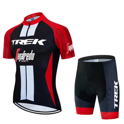 Mens Cycling Jersey Bib Shorts Kits Pro MTB Road Riding Clothing