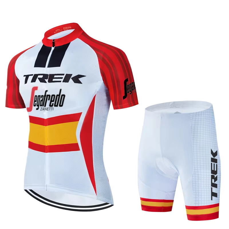 Mens Cycling Jersey Bib Shorts Kits Pro MTB Road Riding Clothing