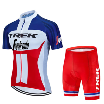 Mens Cycling Jersey Bib Shorts Kits Pro MTB Road Riding Clothing