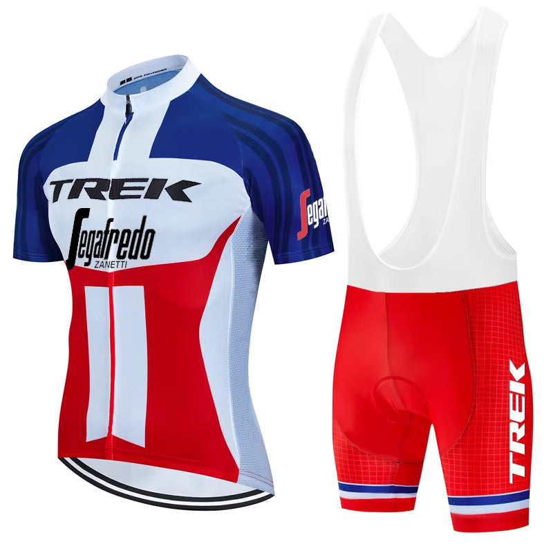 Mens Cycling Jersey Bib Shorts Kits Pro MTB Road Riding Clothing