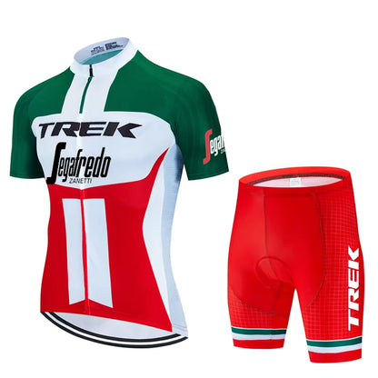 Mens Cycling Jersey Bib Shorts Kits Pro MTB Road Riding Clothing