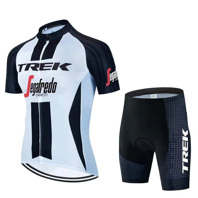 Mens Cycling Jersey Bib Shorts Kits Pro MTB Road Riding Clothing