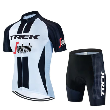 Mens Cycling Jersey Bib Shorts Kits Pro MTB Road Riding Clothing