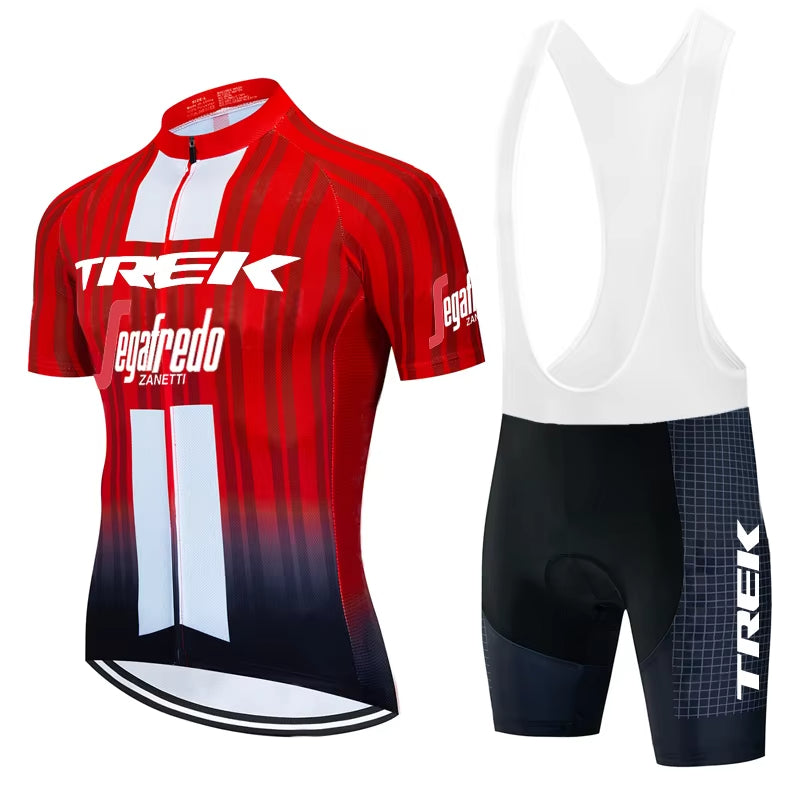 Mens Cycling Jersey Bib Shorts Kits Pro MTB Road Riding Clothing