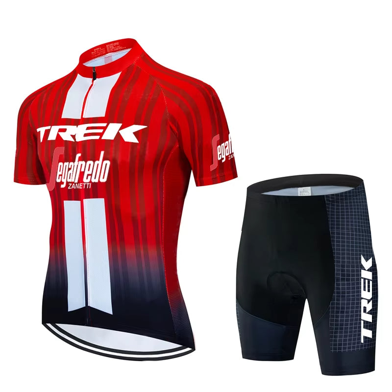 Mens Cycling Jersey Bib Shorts Kits Pro MTB Road Riding Clothing